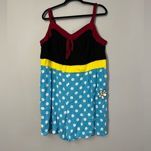 Torrid x Disney romper Minnie Mouse plus size 3x 22-24